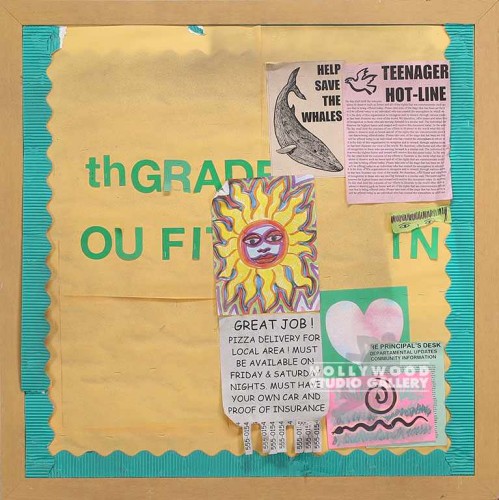 36X36 BULLETIN BOARD / WOOD FRAME