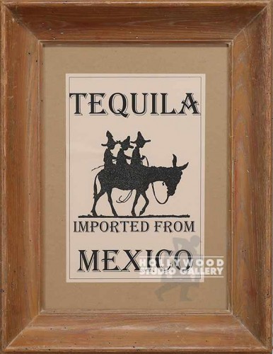 27X21 BRWN FRM/TEQUILA/IMPRTMEXICO