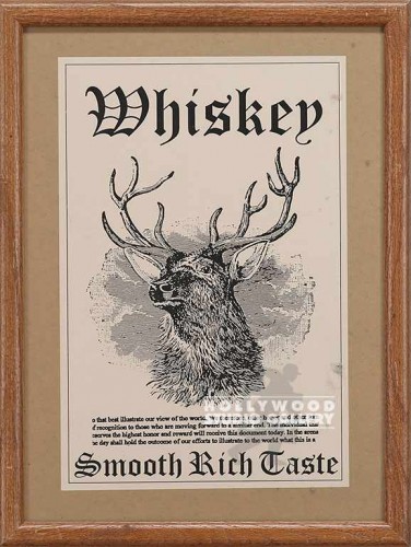 21X16 BRWN FRM/WHISKEY/SMOOTHTASTE