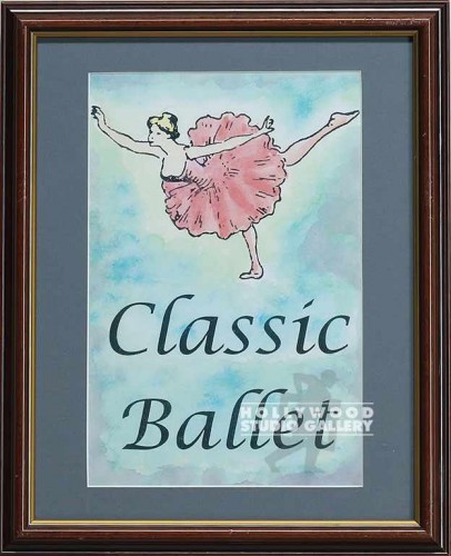 16X13 WOOD FRM/ CLASSIC BALLET