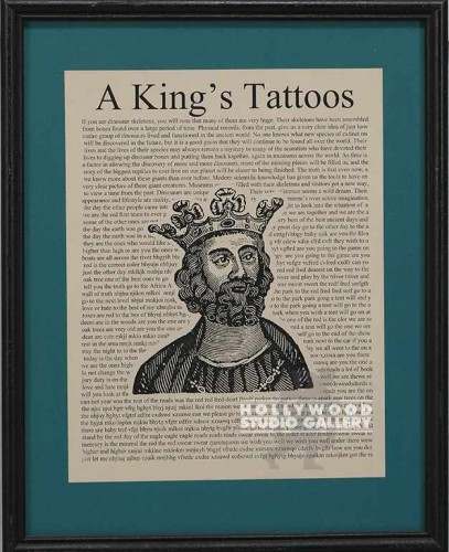15X12 BLK FRM/ A KING`S TATTOO