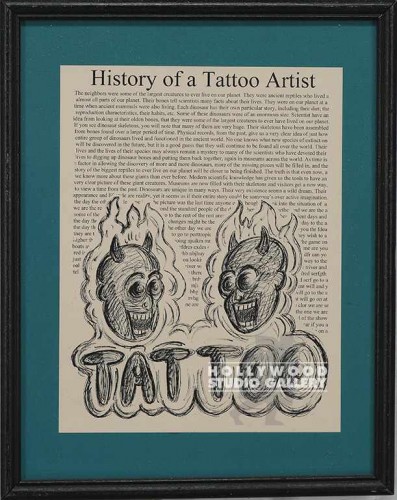 15X12 BLK FRM/HISTORY OF ATATTOO