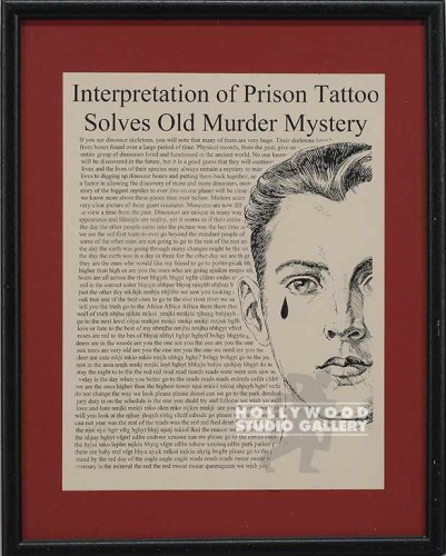 15X12BLK FRM/INTERPTNSOLVES MURDER