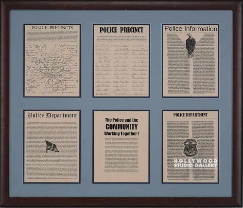 32X37(6) PIECE/POLICE PRECINCT INFO