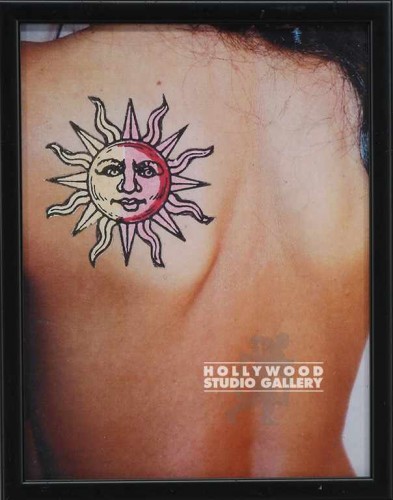 12X9 BLK FRM/ TATTOO SUN
