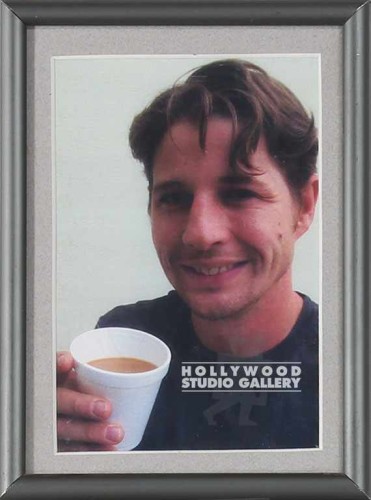 7X5 TABLETOP MAN HOLDING COFFEE