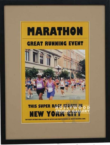 22X17 N.Y.C. MARATHON/BLCK FRM/JJ