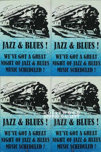 31X21 FOUR TRAINS JAZZ POSTER__