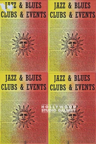 31X21 FOUR SUNS JAZZ POSTER