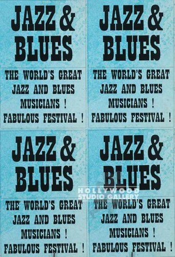 31X21 FOUR JAZZ BLUES POSTER