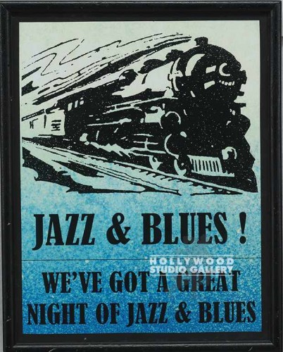 15X12BLK FRM/JAZZ&BLUES TRAIN