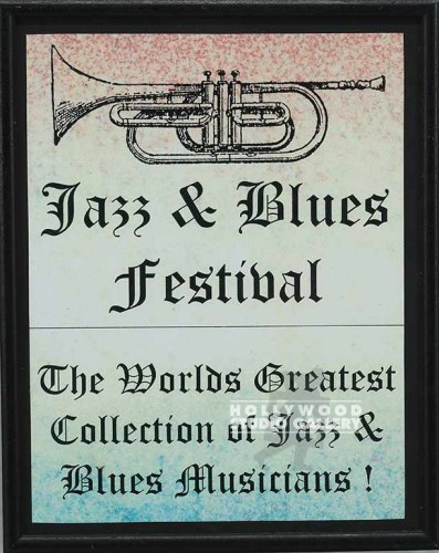 15X12BLK FRM/JAZZ&BLUES FESTIVAL