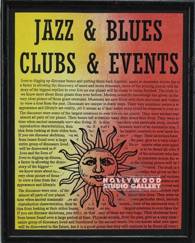 15X12BLK FRM/JAZZ&BLUES SUN