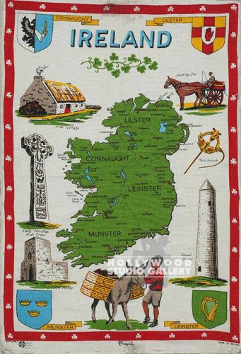 30x20 Irish Cloth/Mounted