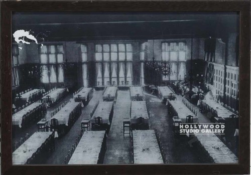 12X17 B/W LONG TABLES/AERIAL/ BRWN