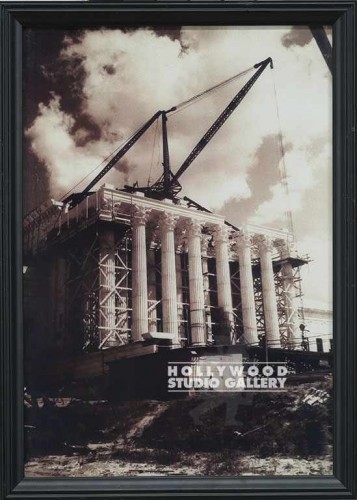 16X12 B/W CONSTRUCTION/COLUMS/BLK