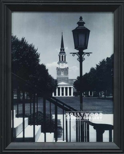 14X12B/W CLOCK TOWER/GROUNDVIEW/BLK