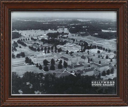 10X12B/W SCHOOL GROUNDS/AERIAL/BLK