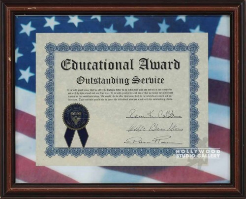 13X16FLG MAT/EDUCATIONAL AWRD/BRWN