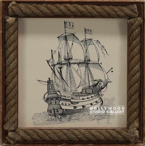 10X10 ROPE FRM/ SAIL SHIP