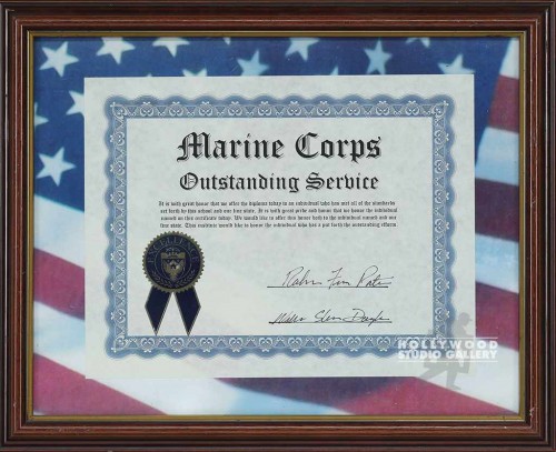 13X16FLG MAT/MARINE CORPS./BRWN