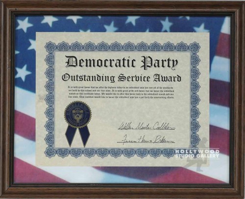 13X16FLG MAT/DEMOCRATIC PRTY/ BRWN