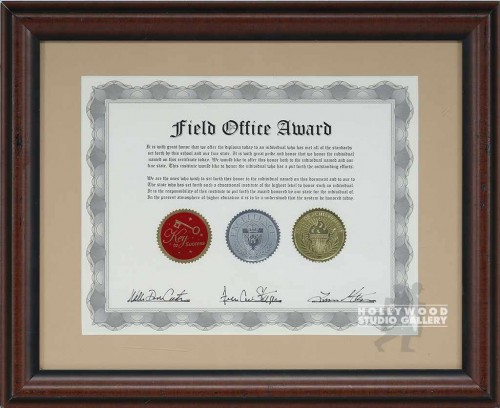 13X16FLG MAT/FIELD OFFICE AWRD/BRWN