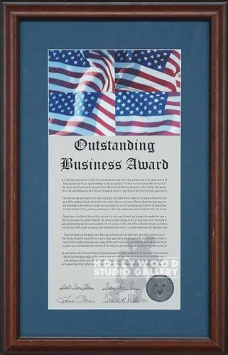 22X14 FLAGS/MAT/BUSINESS AWRD/BRWN