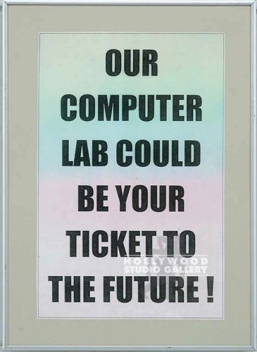 19X14/"OUR COMPUTER LABTHE FUTURE"