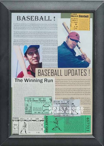 17X12 MTL FRM/BASEBALL UPDATES/J.J