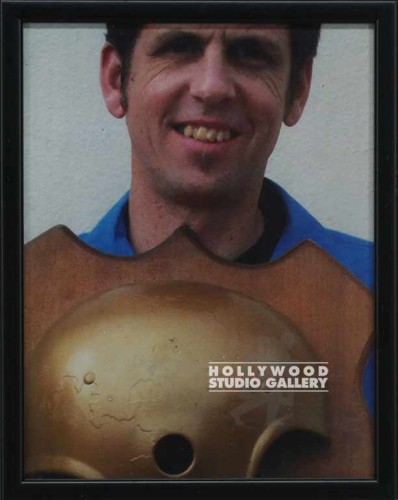 12X9BLK FRM/WHITE GUY/FTBALL/PLAQUE