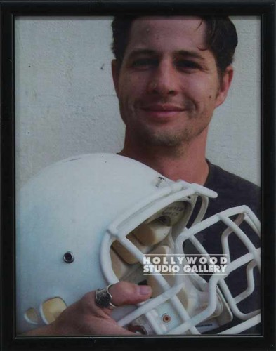 12X9BLK FRM/WHITE GUY/FTBALL/HELMET