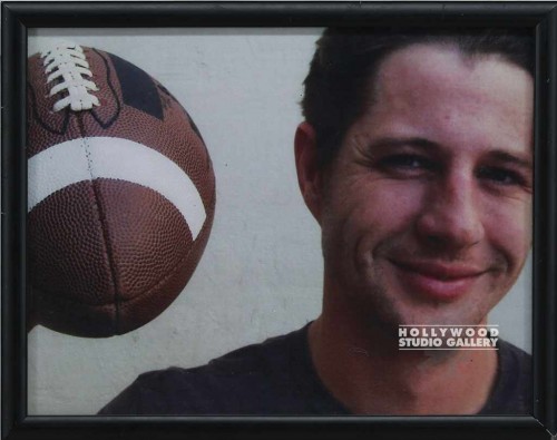 9X12BLK FRM/WHITE GUY/FTBALL/