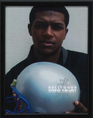 12X9BLK FRM/BLACK GUY/FTBALL/HELMET