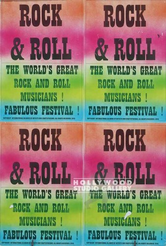 30X20 UNFRM PSTR/ROCK & ROLL