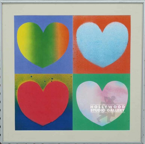 17X17 SLVR MTL FRM/(4)HEARTS SQUARE