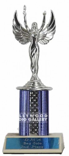 7" WINGED WOMEN W/TORCH TROPHY