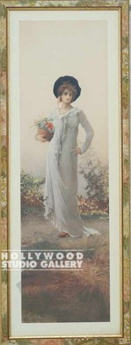 28x10 Victorian "Summer" Woman