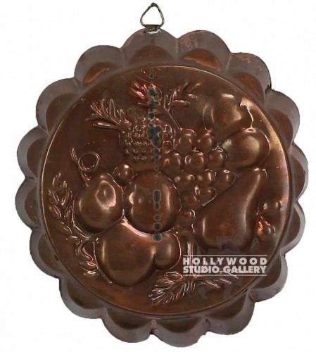 8x7 COPPER/FRUIT JELLO MOLD