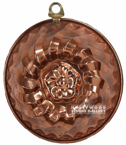 6x6 COPPER/FRUIT JELLO MOLD