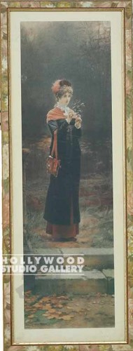 28x10 Victorian "Winter" Woman