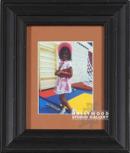 TABLETOP 10X8 LIL GIRL PINK COW DRS