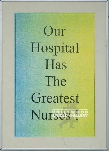 20X14 MTL SLVR/ GREATEST NURSES