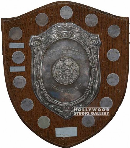 16x13 CORONATION SHIELD PLAQUE WOOD