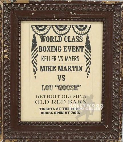 14X12 BRWN FRM/ WORLD CLASS BOXING