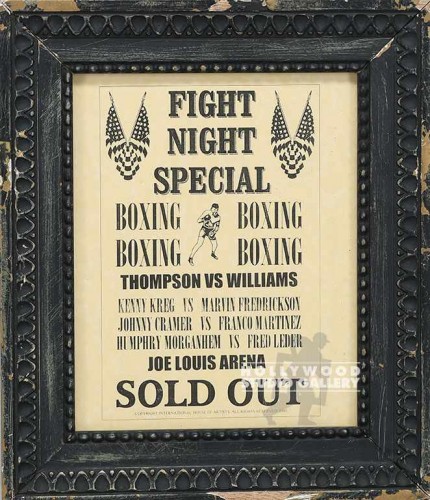 14X12 BLK FRM/ FIGHT NIGHT SPECIAL