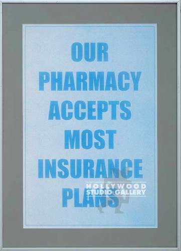 19X14 MTL SLVR FRM/OUR PHARMACY
