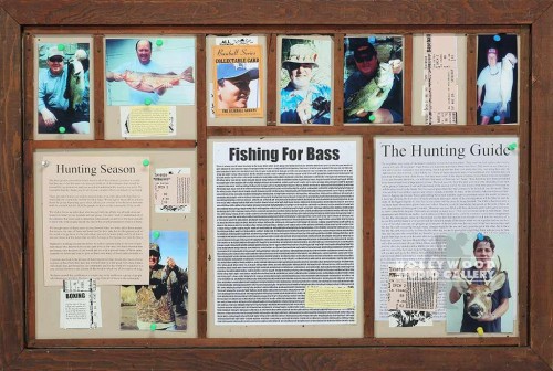 33X22 BRWN FM/HUNTING/FISIHNG BOARD