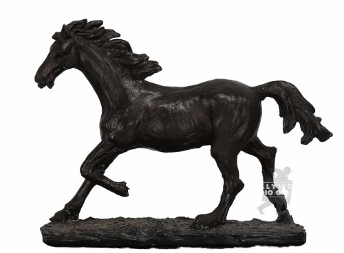 7x8 Pewter Horse Sculpture