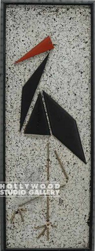 35X13 VINT.CORK-WOOD FLAMINGO/BLK